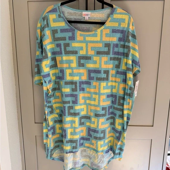 Lularoe Irma (Geometric Patterned Women's Top) - Picture 1 of 4